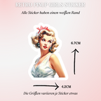 12 Pin Up Girls Sticker