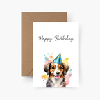 Geburtstagskarte Happy Birthday Hund A6