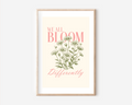 We all bloom differently Poste | Typografie