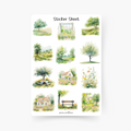 Frühlingsgarten 2 Sticker Sheet