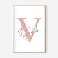 Buchstaben Poster personalisiert A4