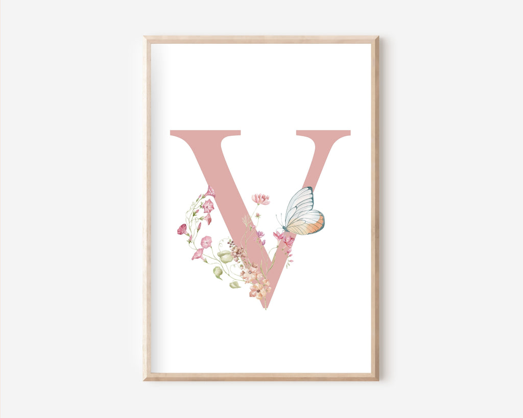 Buchstaben Poster personalisiert A4