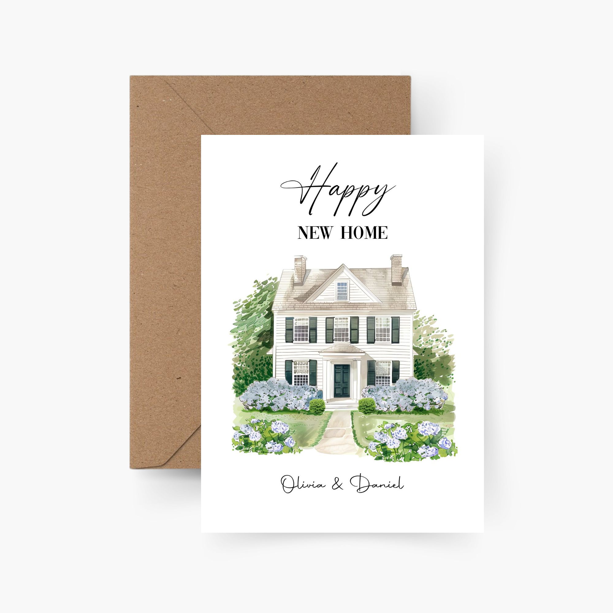 Einweihungskarte personalisiert A6 Karte