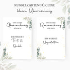 Schwangerschaft verkünden Rubbelkarte
