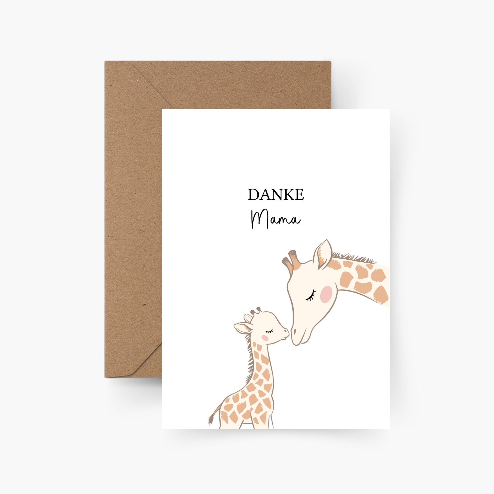 Muttertags Karte - Danke Mama A6