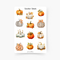 Pumpkin Sticker Sheet