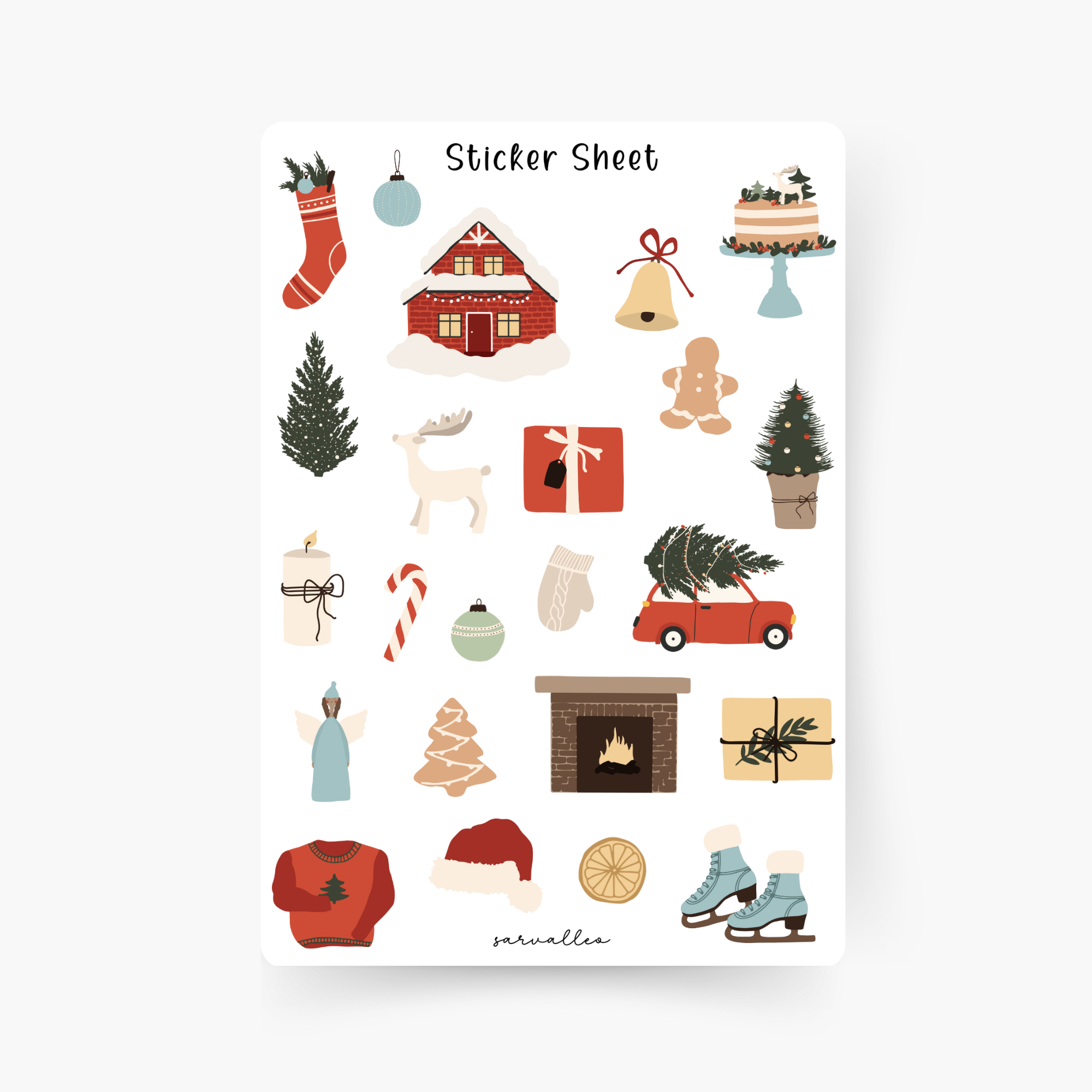 Winter Time Sticker Sheet