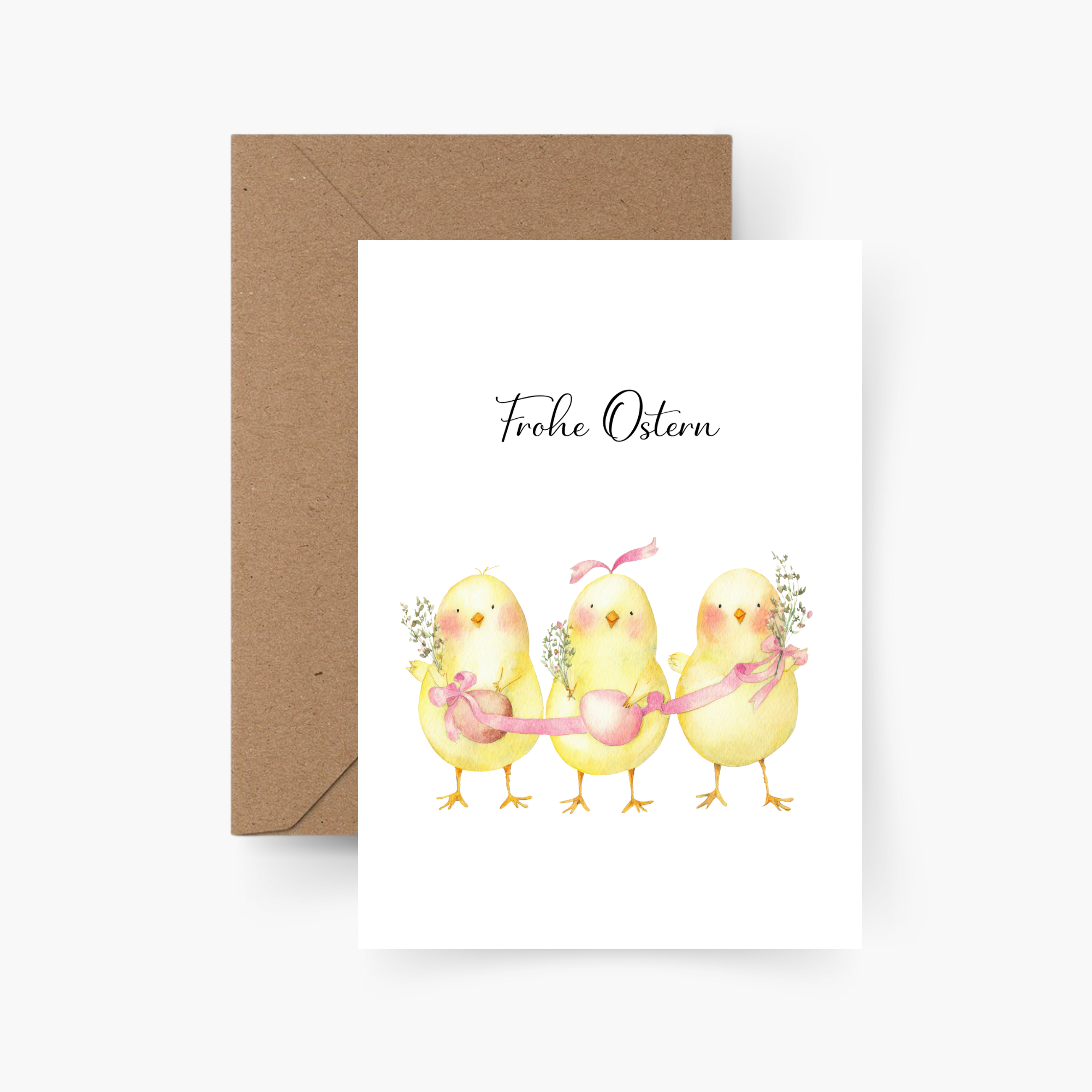 Frohe Ostern A6 Karte