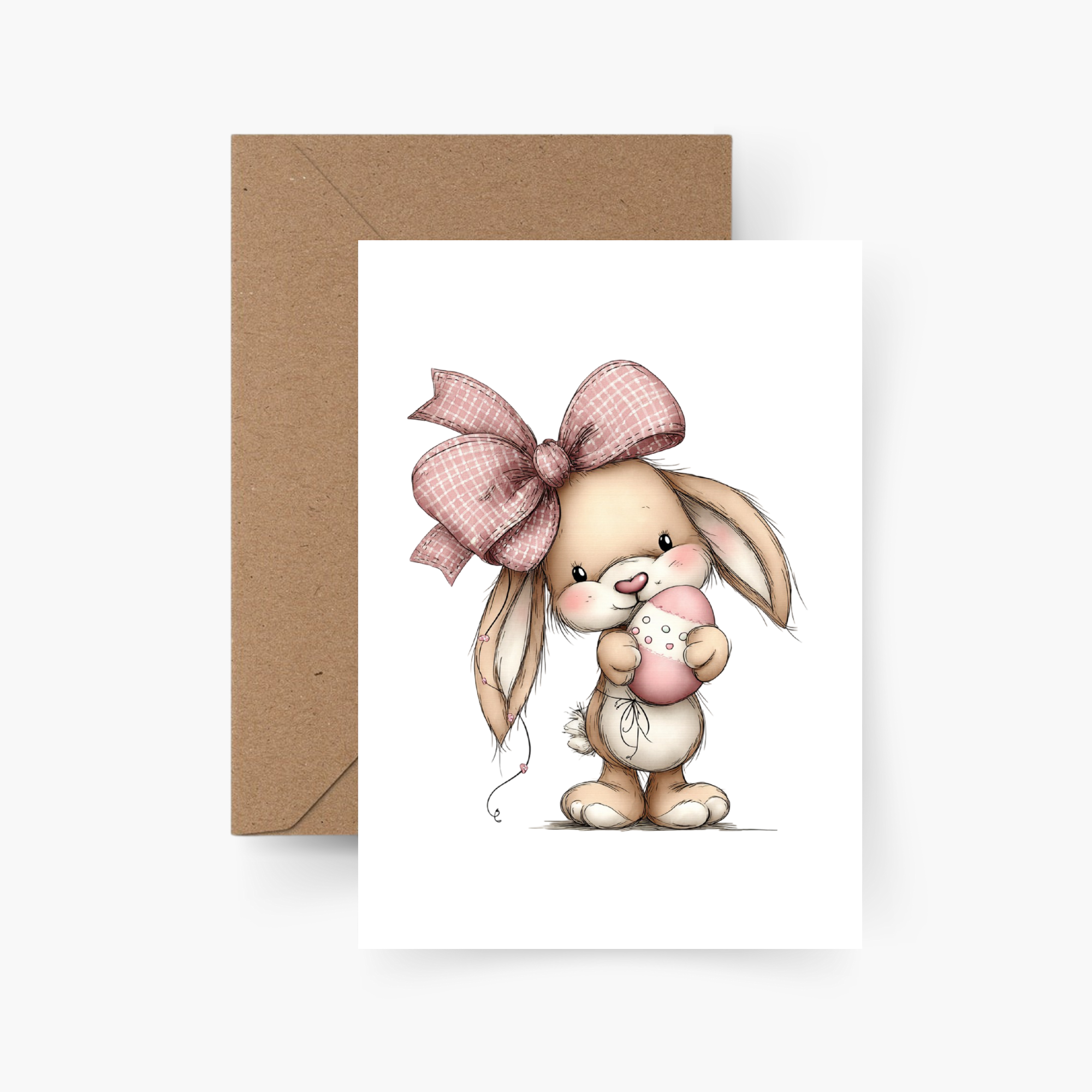 Osternkarte Motiv Hase A6 Karte