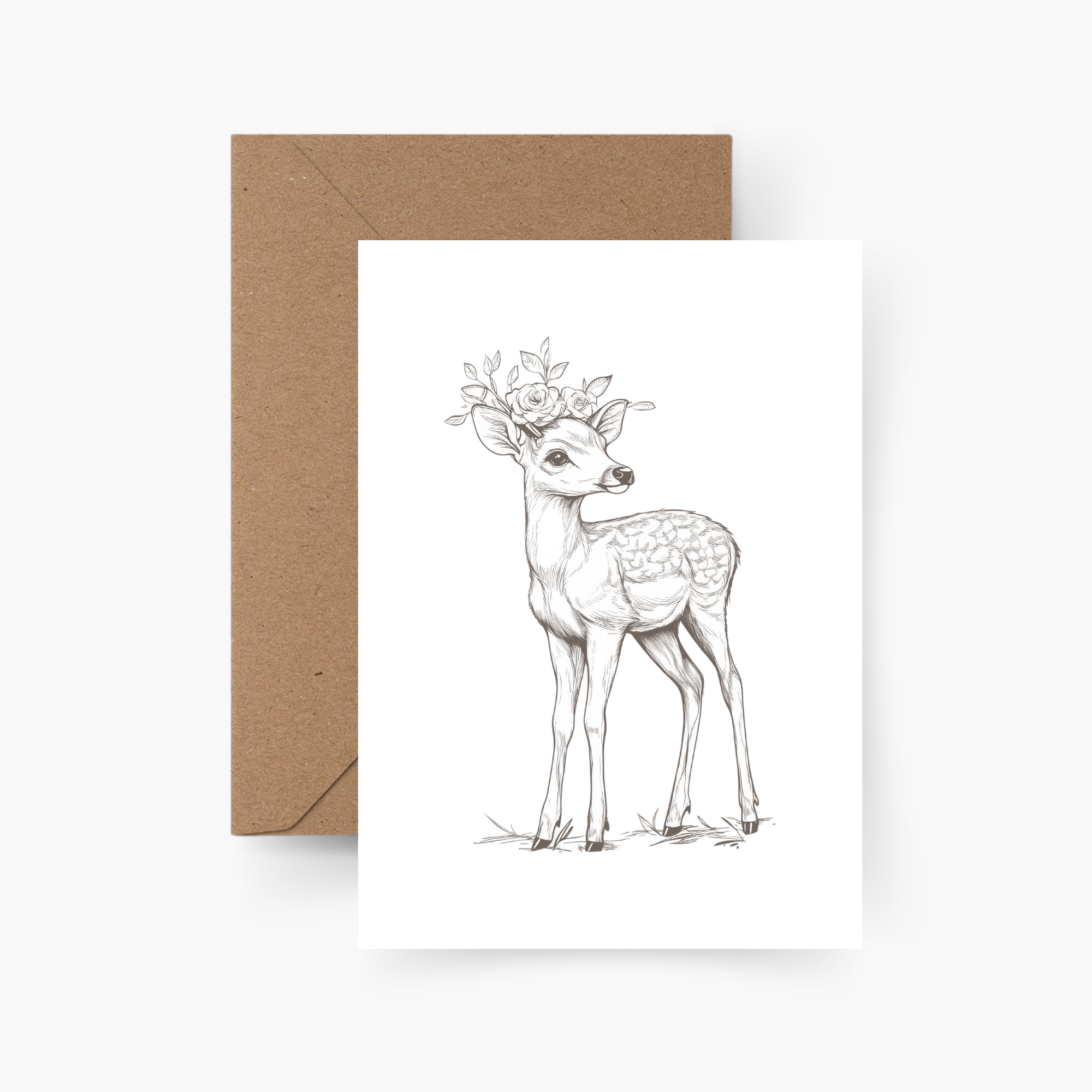 Motiv Postkarte Reh A6