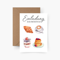 Einladung zum Frühstücken gehen A6