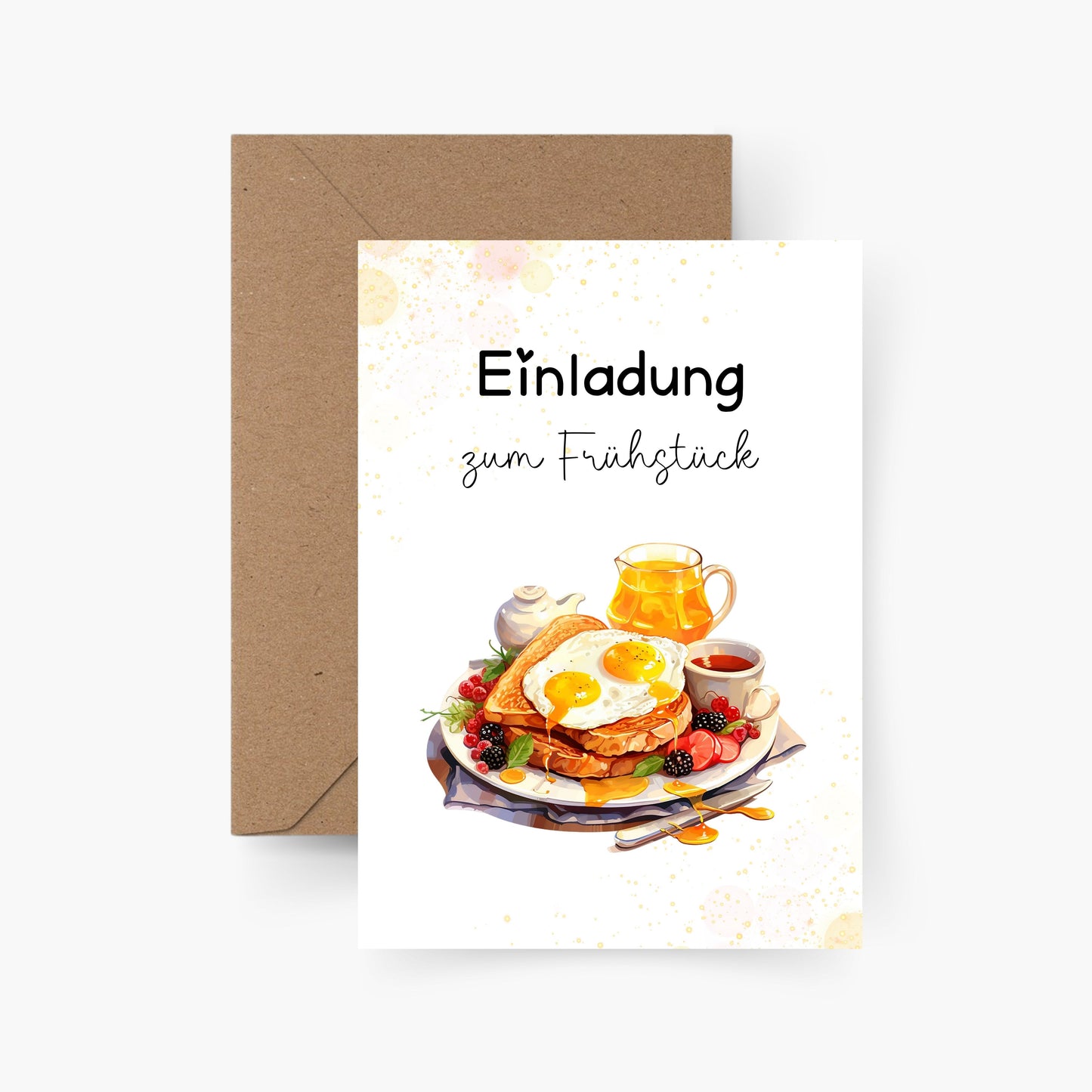 Einladung zum Frühstücken gehen A6
