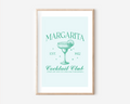 Margarita Cocktail Poster A4 | Typografie