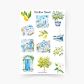 Zitronen Sticker Sheet