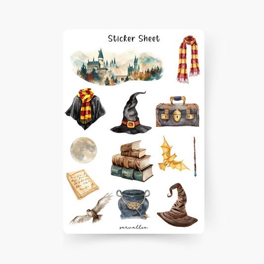 Zauberer Sticker Sheet