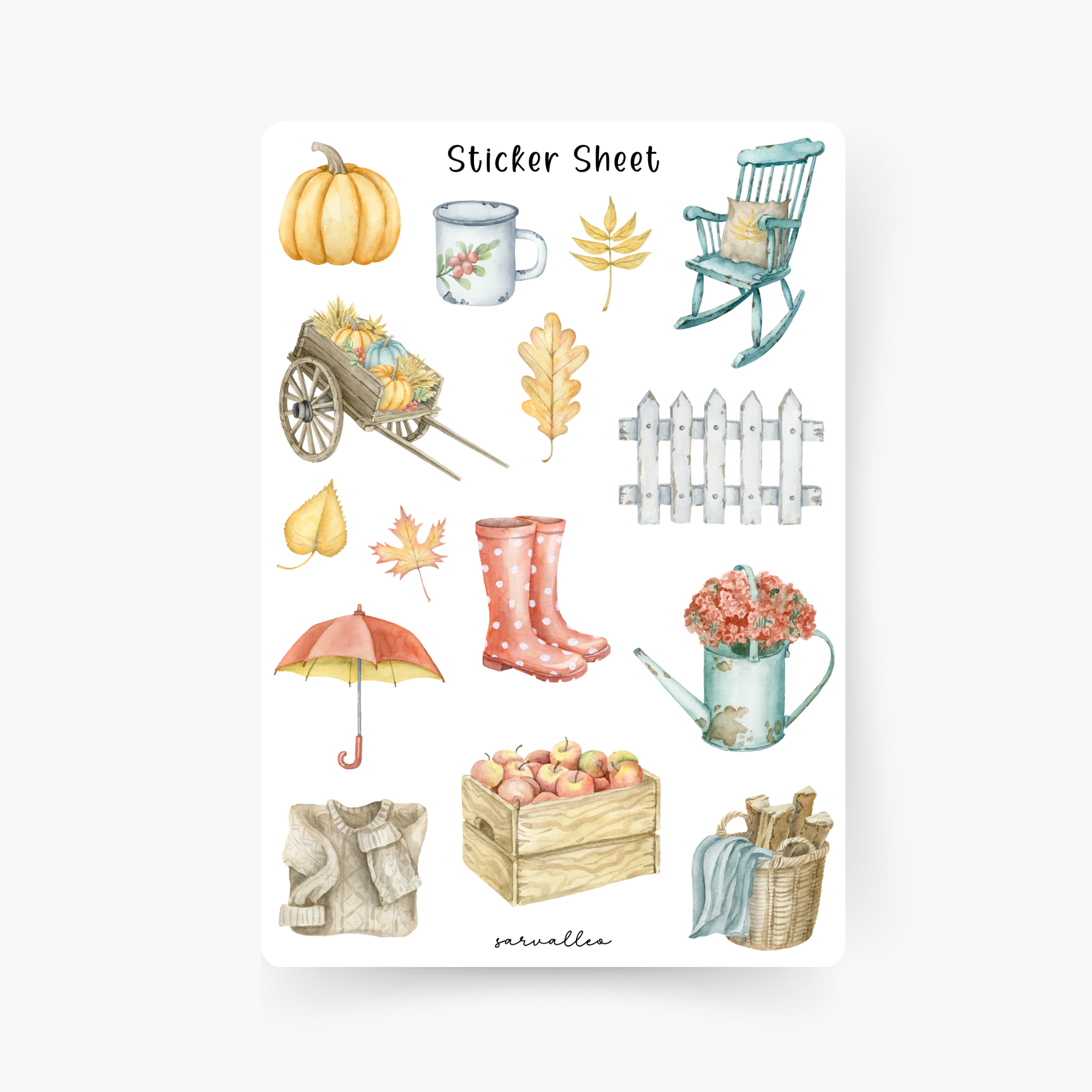 Herbstlich Sticker Sheet