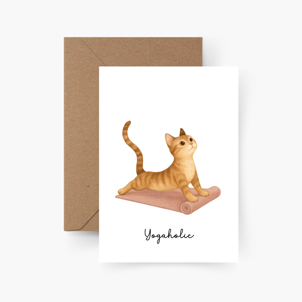 Yogaholic Karte A6