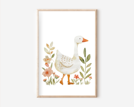 Gans Poster | Kinderzimmer