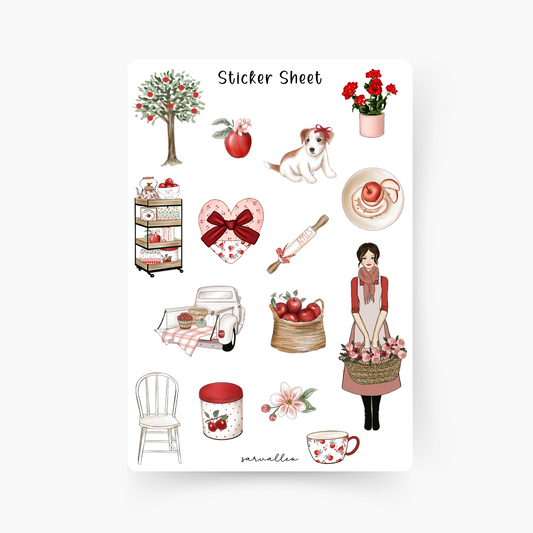 Apple Time Sticker Sheet