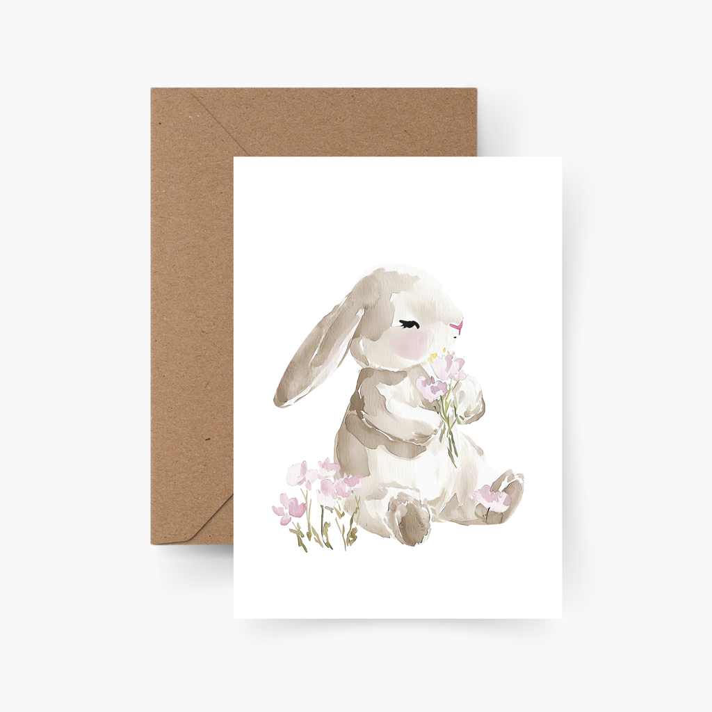 Osternkarte Motiv Hase A6 Karte