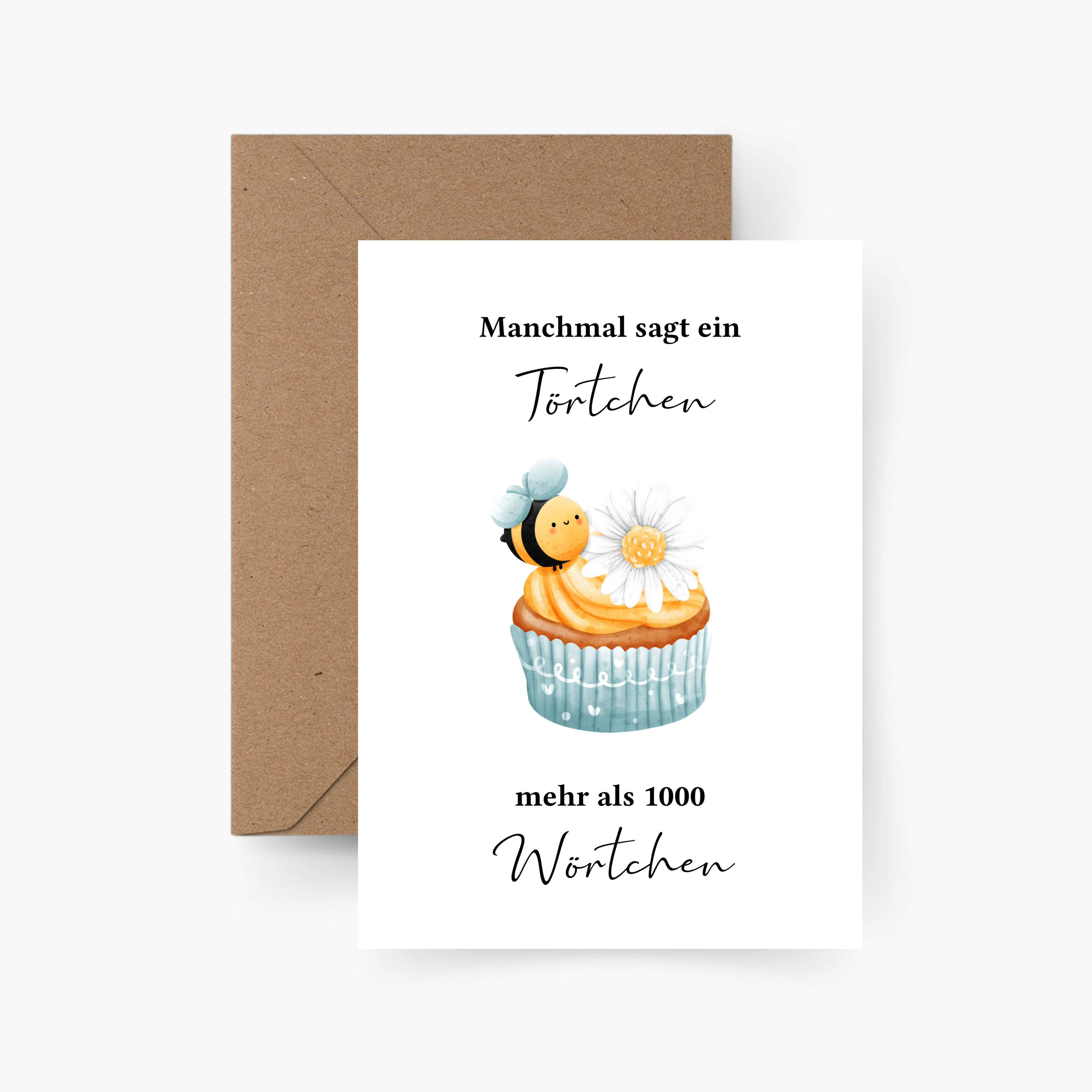 Geburtstagskarte - Torte A6