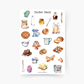 Backen Sticker Sheet