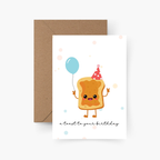 Geburtstagskarte - a toast to your birthday - A6