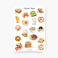 Frühstück Sticker Sheet