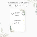 Schwangerschaft verkünden Rubbelkarte
