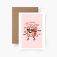 You make my heart pop Valentinstagskarte A6
