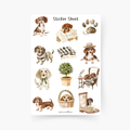 Dackel Sticker Sheet