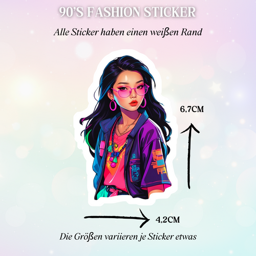 12 Fashion 90's Sticker