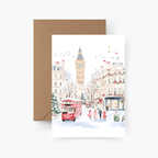 Weihnachtskarte Winter in London A6