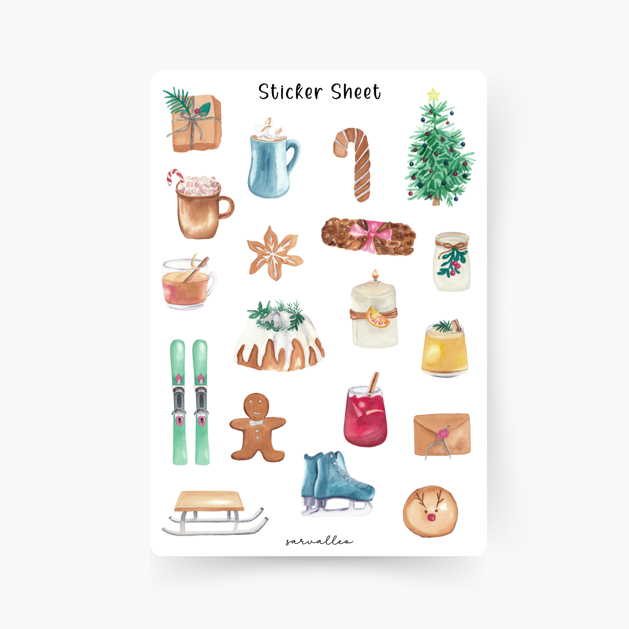 Cozy Winter Sticker Sheet