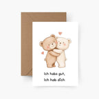 Valentinstagskarte Ich habs gut, ich hab dich A6