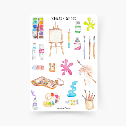 Kunst 2 Sticker Sheet