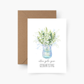 Geburtstagskarte Alles gute zum Geburtstag Blumen A6