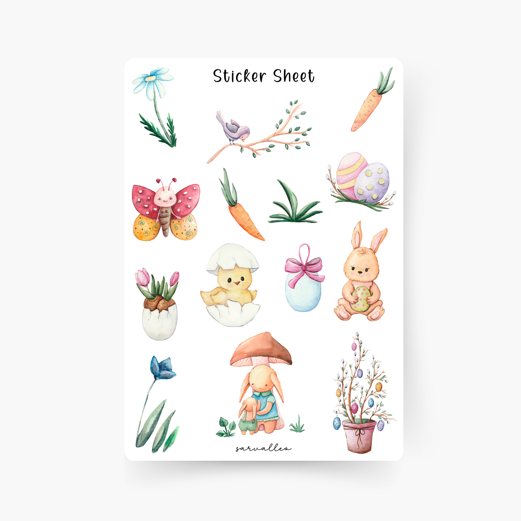 Ostern Sticker Sheet