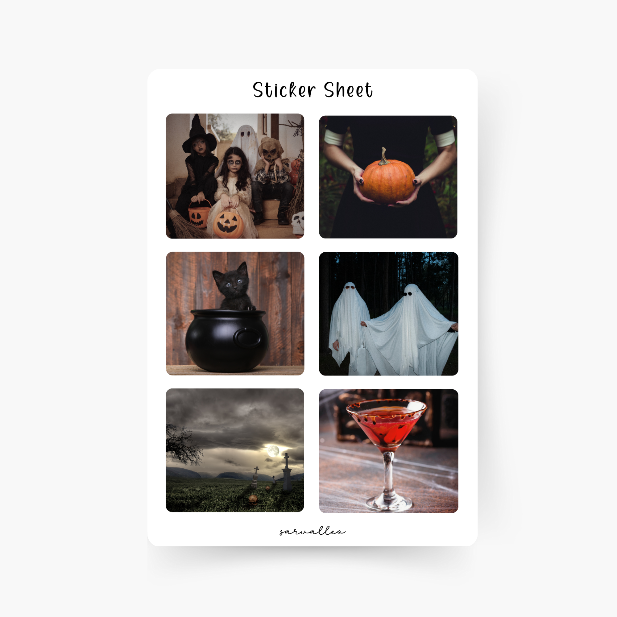 Halloween Time Sticker Sheet
