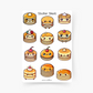 Kawaii Pancake Sticker Sheet