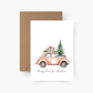 Weihnachtskarte "driving home for christmas"