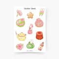 Cute Japan Food Sticker Sheet