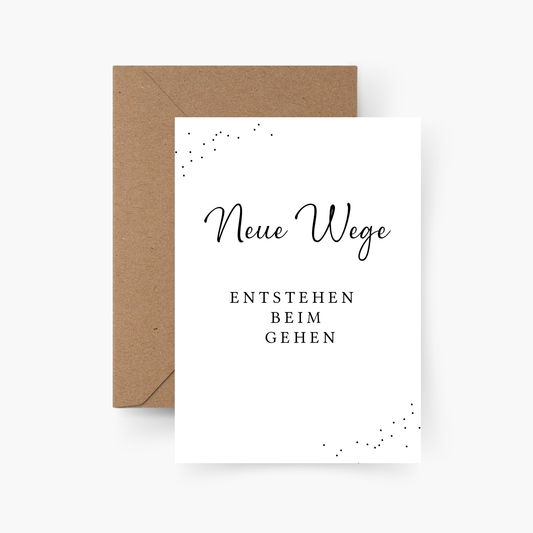 Neue Wege Karte A6