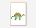 Dino grün Poster | Kinderzimmer