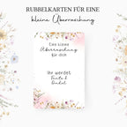 Schwangerschaft verkünden Rubbelkarte