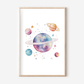 Weltraum Poster | Kinderzimmer