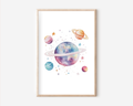 Weltraum Poster | Kinderzimmer
