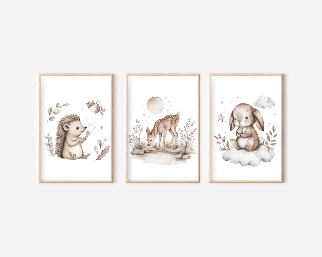 Tiere Poster | Kinderzimmer