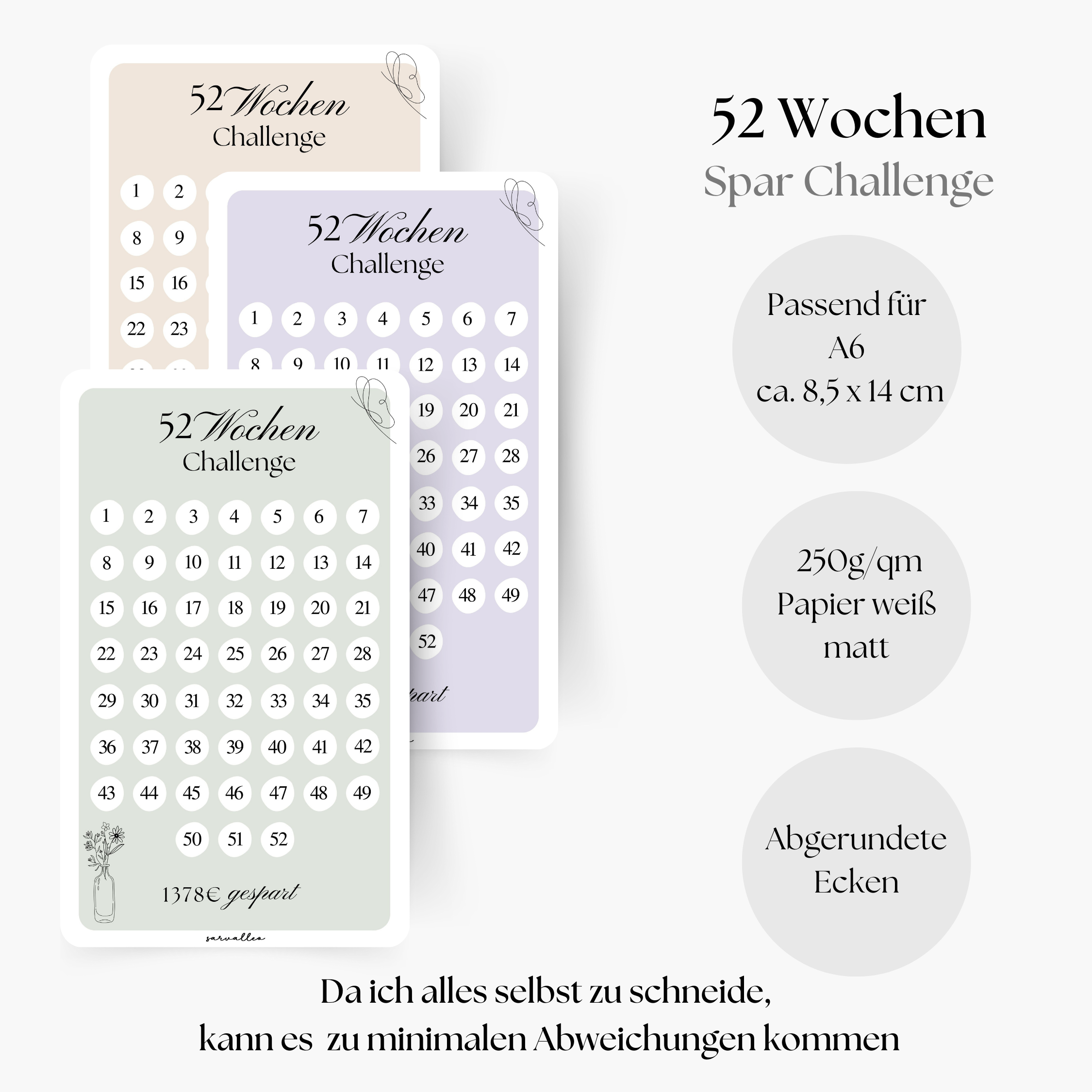 52 Wochen Challenge