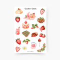 Erdbeeren Sticker Sheet